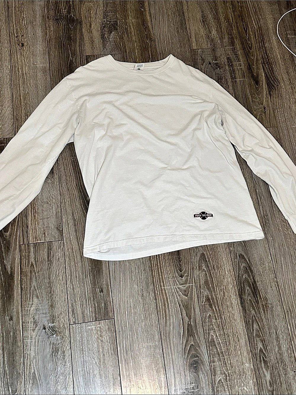 Supreme Independent  The Rest Large/S Tee White Long Sleeve Tee Large